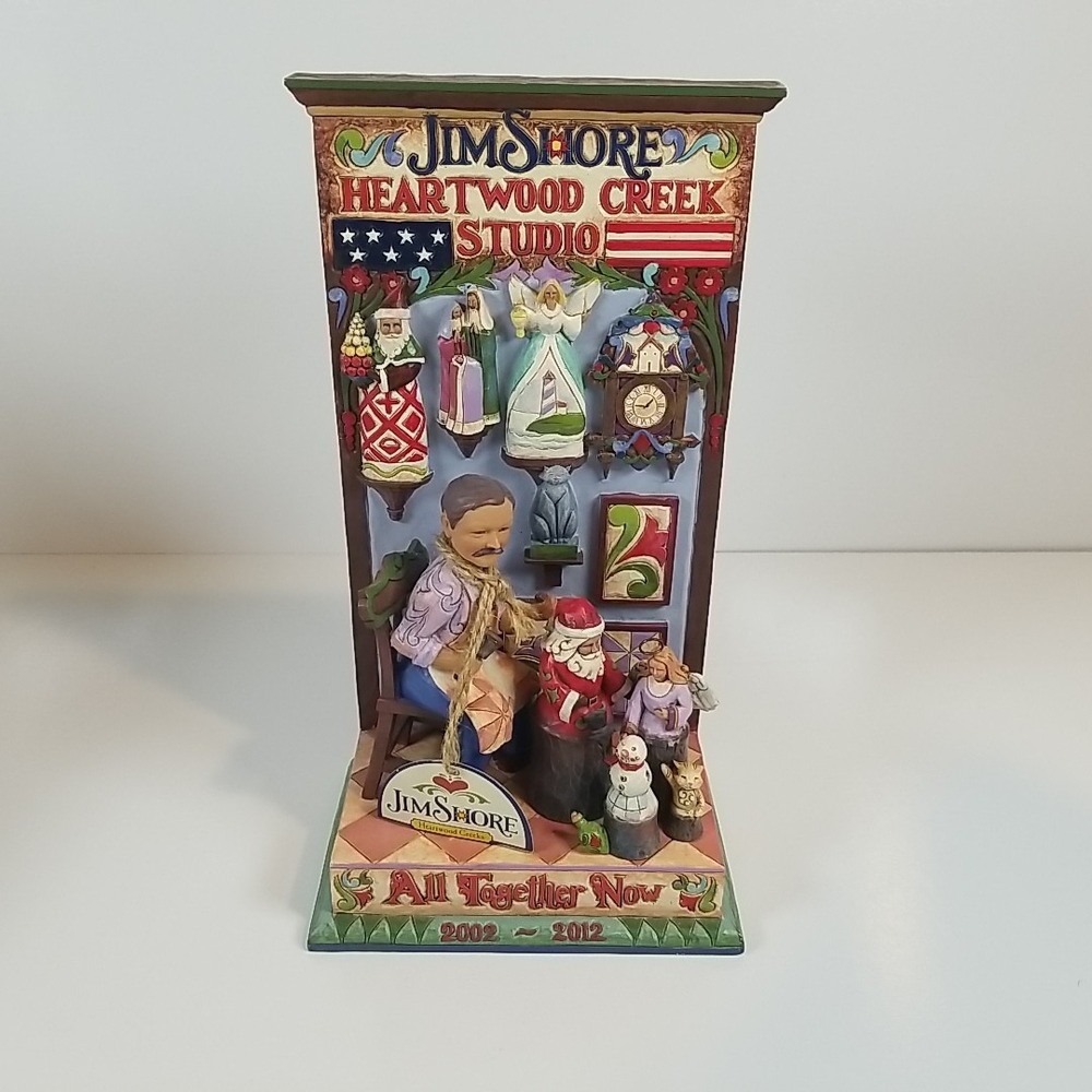 Jim Shore Heartwood Creek Statue All Together Now 4027762 Rare